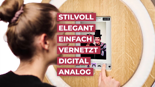 Stylische Fotobox aus Holz mieten in Wiesbaden, Mainz und Umgebung - Ringbooth – Bild 3